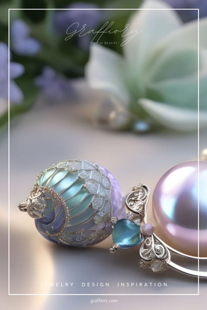 Seashell jewelry design inspiration
