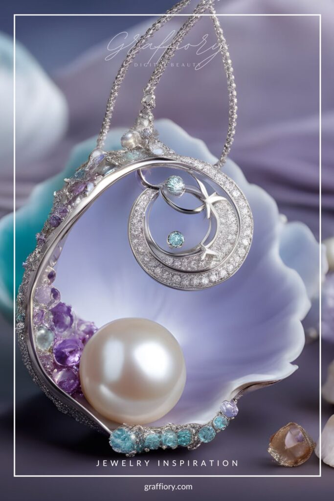 Seashell jewelry design inspiration